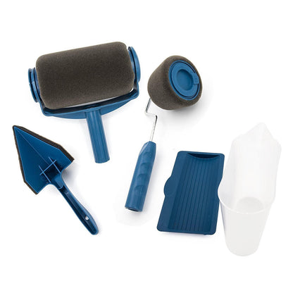 Kit de Pintura x 2 con Rodillo Antigoteo | Paint Runner Pro | Barra Extensible + Accesorios