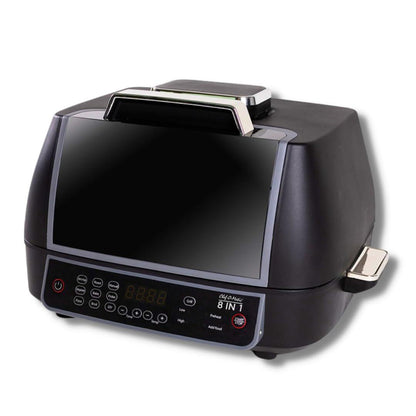 Forno, Grelhador e Fritadeira de Ar Multifunções | Chef-O-Matic 8 in 1 Oven Grill | 1500W