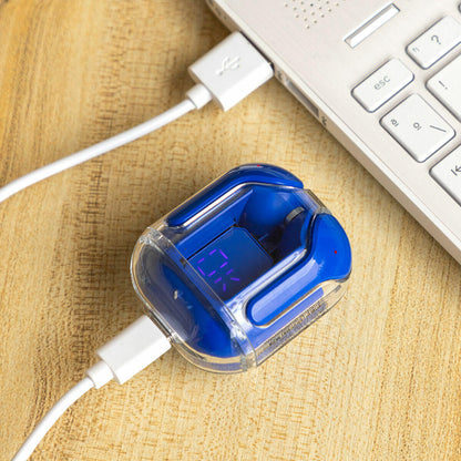 Auriculares Bluetooth 5.0 com Estojo de Carregamento e Ecrã LCD - InnovaGoods