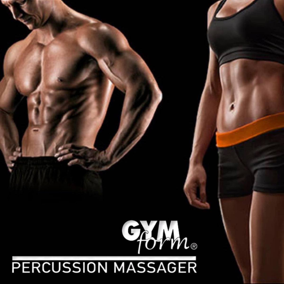 GYMFORM Percussion Professional Massage Gun - 6 Speeds - 6000 Pulses
