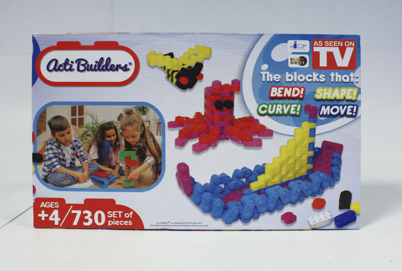 Acti Builders - Jogo de Blocos de Construção Didático 730 Peças
