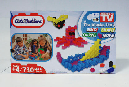 Acti Builders - Jogo de Blocos de Construção Didático 730 Peças