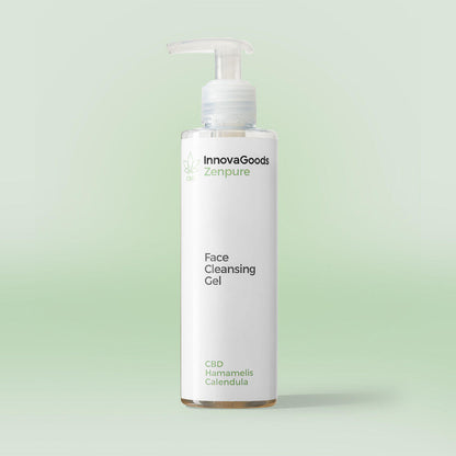 Gel Limpiador Facial CBD "Zenpure" InnovaGoods 200 ml