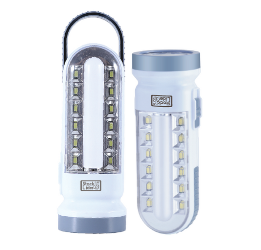 Lámpara de Trabajo LED + COB 500 lm - Alcance 300 m - Gancho - Portátil - StockLíder