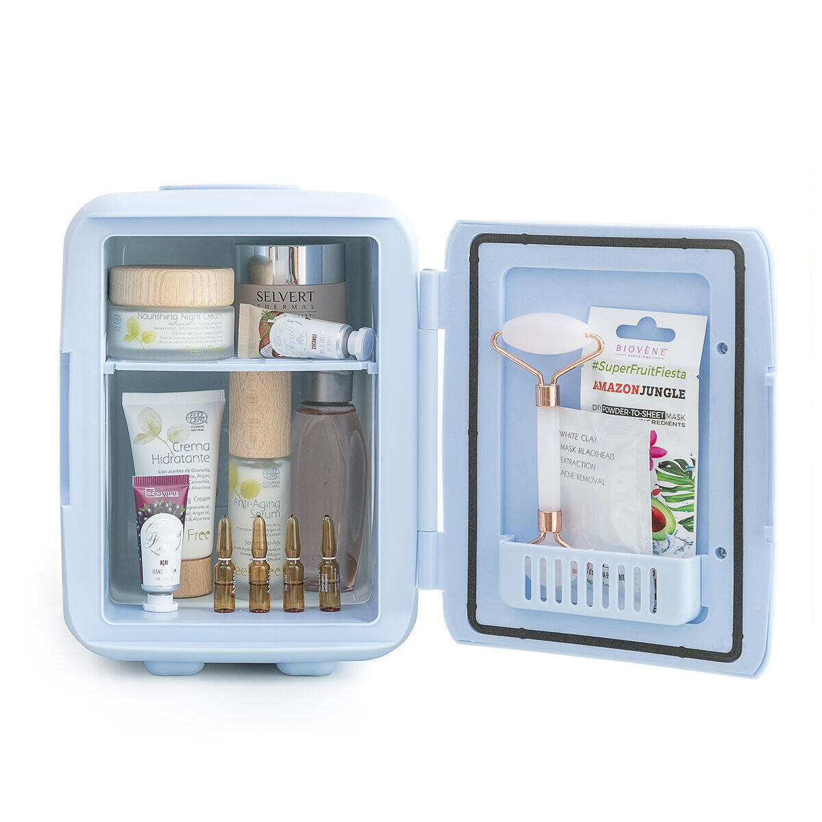 Mini Nevera para Cosméticos 4L | Frío y Calor | Azul | Frecos InnovaGoods