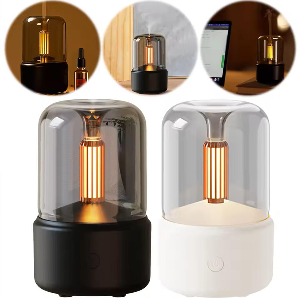 Humidificador Aromaterapia con Luz Ambiental - Difusor 3 en 1