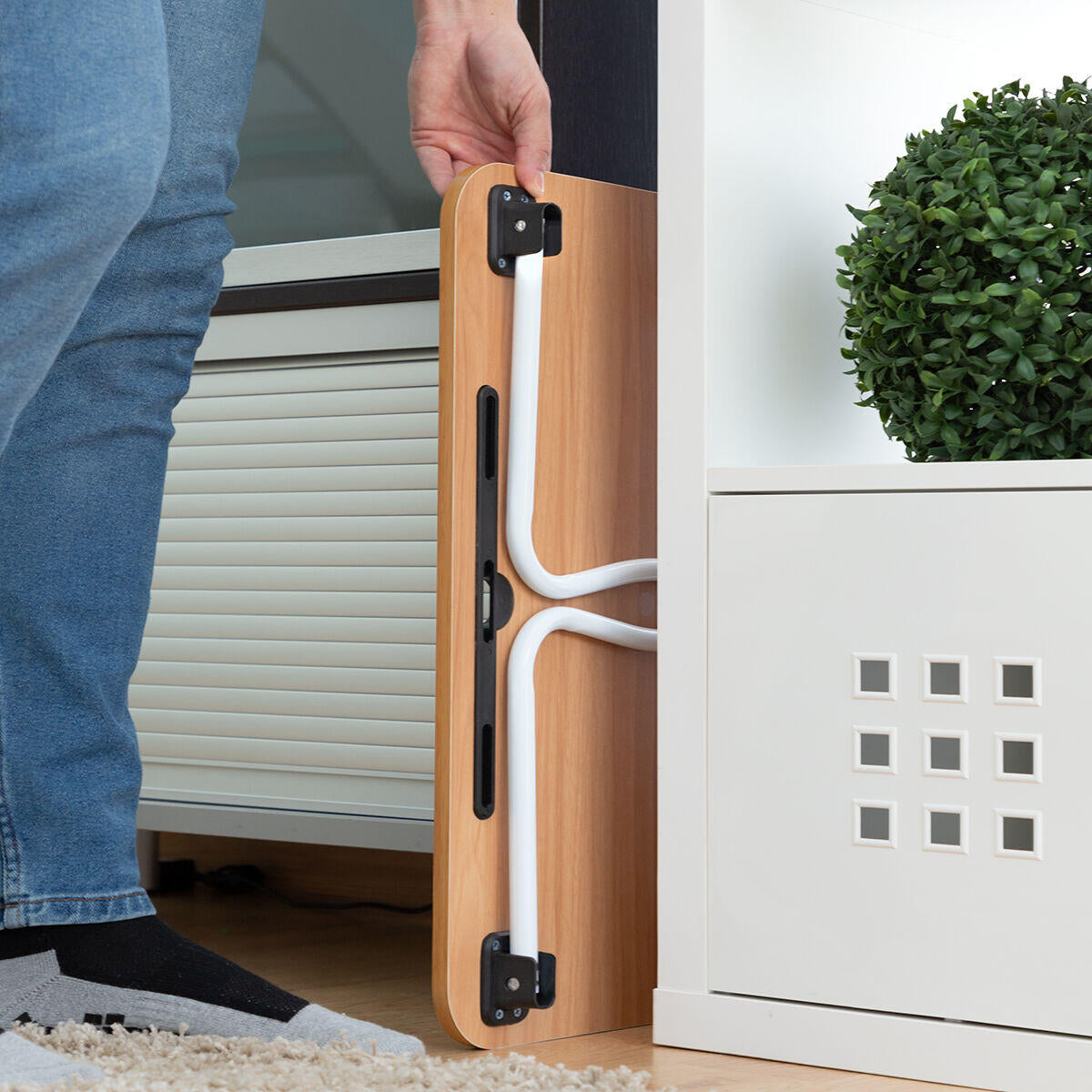 Mesa Plegable Auxiliar Multiuso "Muvisk" InnovaGoods | Portátil para Cama y Sofá