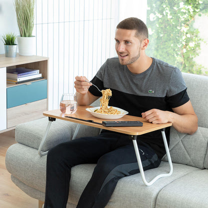 Mesa Plegable Auxiliar Multiuso "Muvisk" InnovaGoods | Portátil para Cama y Sofá