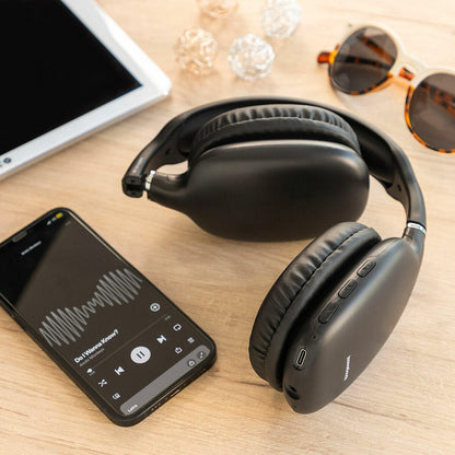 Auscultadores Bluetooth Sem Fios Dobráveis | BT 5.3, Microfone e Entrada Aux | InnovaGoods