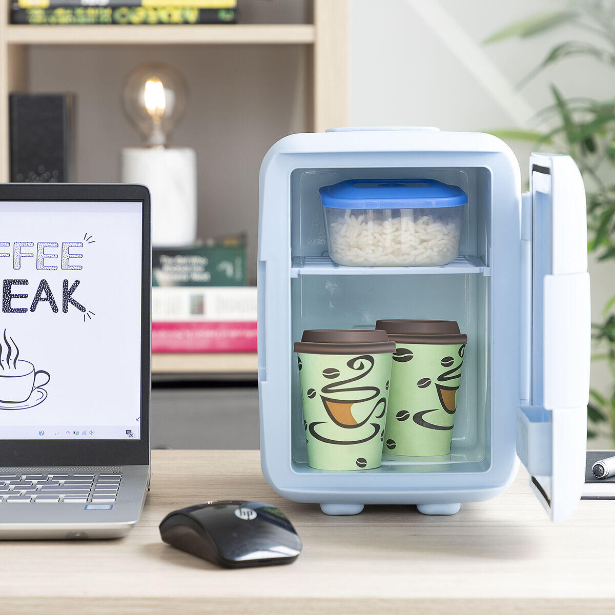 Mini Nevera para Cosméticos 4L | Frío y Calor | Azul | Frecos InnovaGoods
