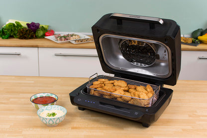 Grill, Horno y Air Fryer 1500W | Pantalla LED | CHEF O MATIC 8 en 1 Supreme | Starlyf
