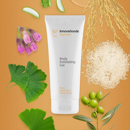 Gel Exfoliante Corporal Rice "Joynew" InnovaGoods 200 ml