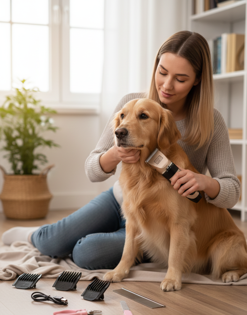 Pet Hair Clipper - Cordless - Ceramic Blades