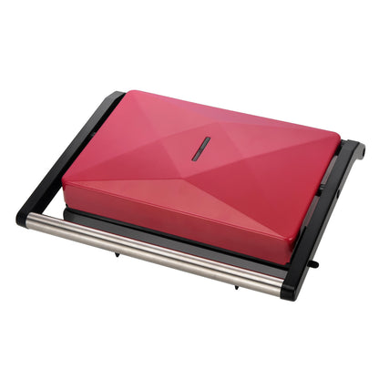 Panini Grill Parrilla Eléctrica 850W | Placas Antiadherentes | Bandeja Recogegrasas | Vertical u Horizontal
