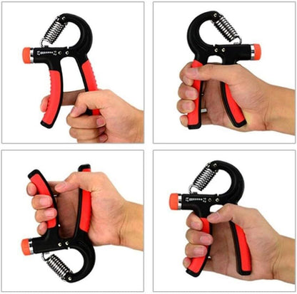 Fortalecedor de Preensão Ajustável 5-60kg | Contador Digital | Punho Ergonómico