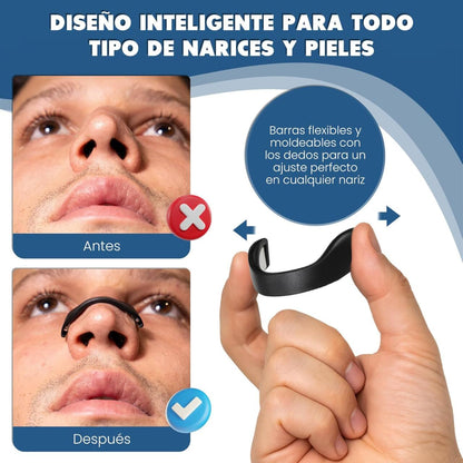 Tiras Nasales Magnéticas Premium | Antirronquidos, Deporte y Sueño | 15 Pares