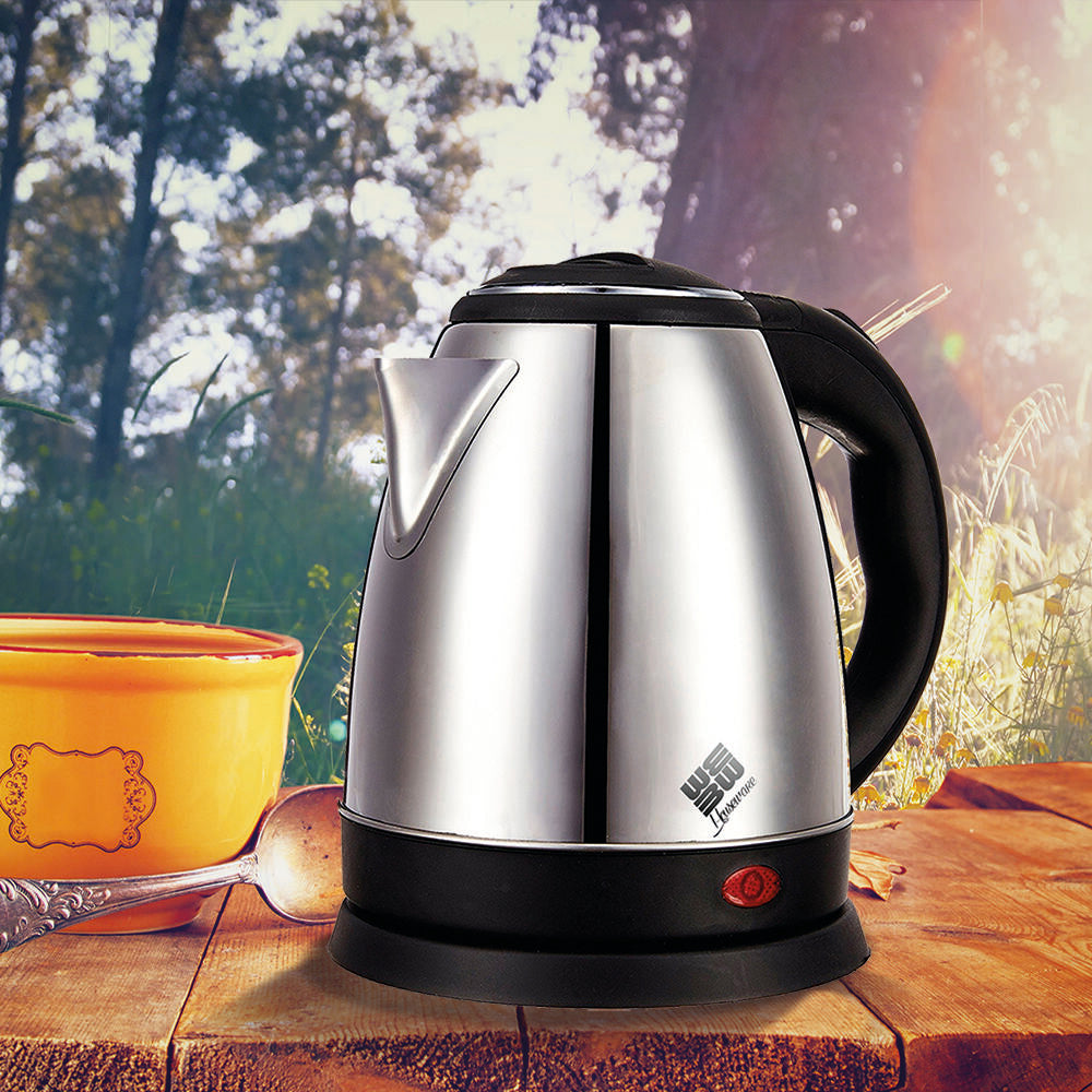 Hervidor Eléctrico de Acero Inoxidable 1,8L | 1500W | Apagado Automático