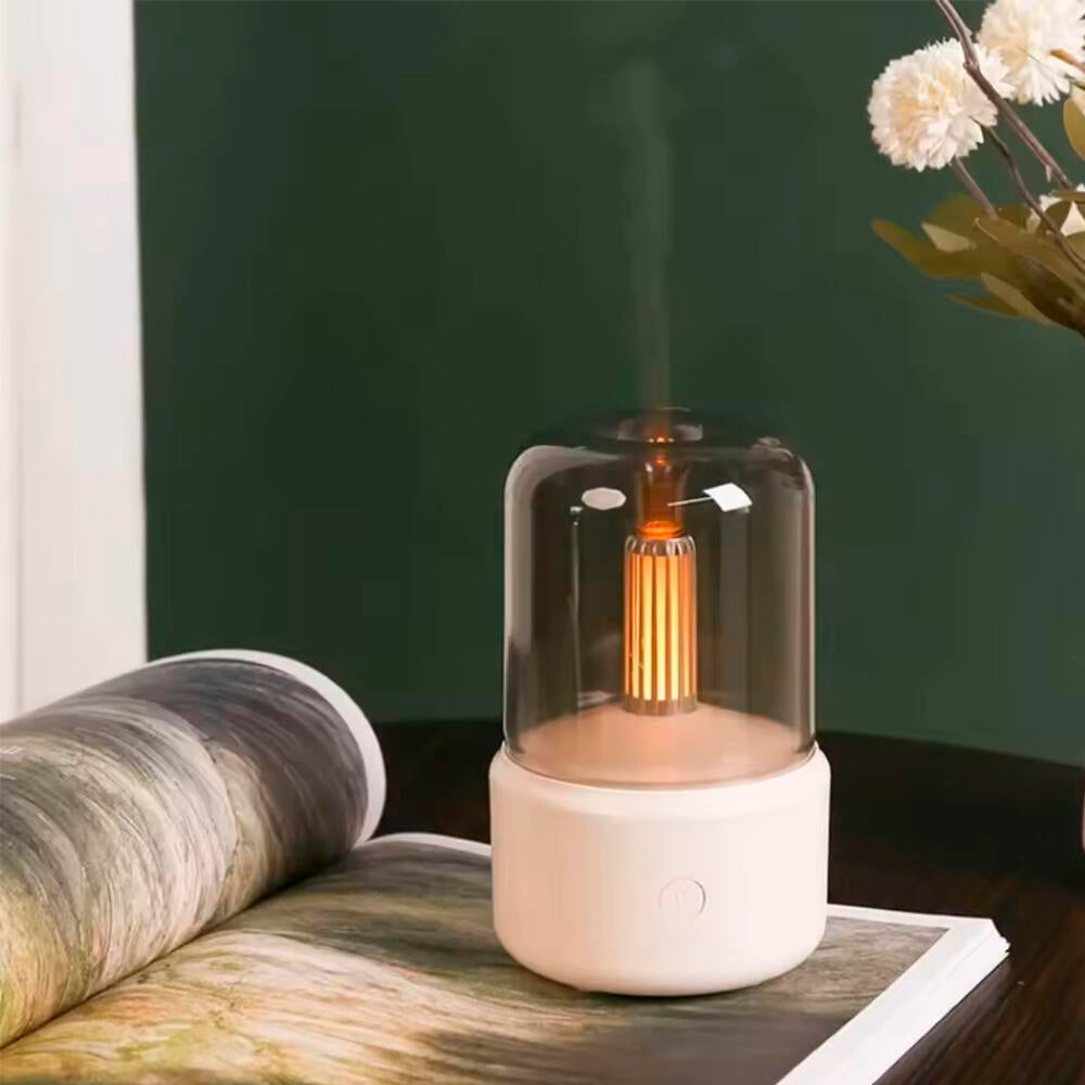 Humidificador Aromaterapia con Luz Ambiental - Difusor 3 en 1