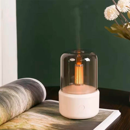 Humidificador Aromaterapia con Luz Ambiental - Difusor 3 en 1