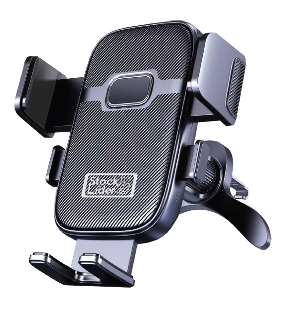 Car Phone Holder - 3-Point Mounting - 360° Rotation