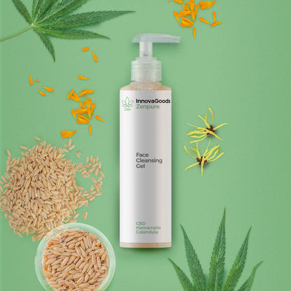 Gel Limpiador Facial CBD "Zenpure" InnovaGoods 200 ml