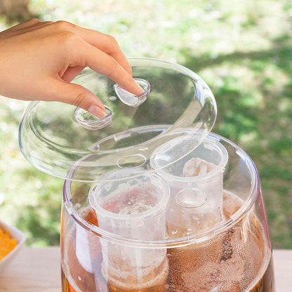 Dispensador de Bebidas Refrigerante 4L | Con 2 Depósitos de Hielo | Freer InnovaGoods