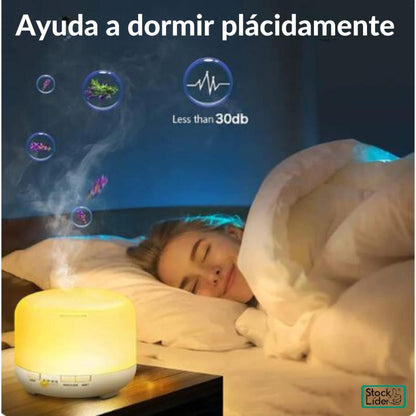 Aroma Diffuser with Remote Control - 450ml Multicolor LED Ultrasonic Humidifier