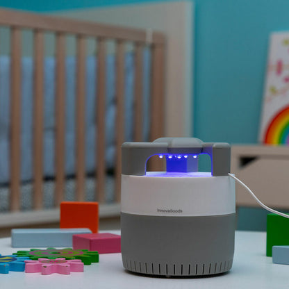 Lâmpada Antimosquitos por Sucção 6 LED UV | Silenciosa | Sem Químicos | USB | InnovaGoods