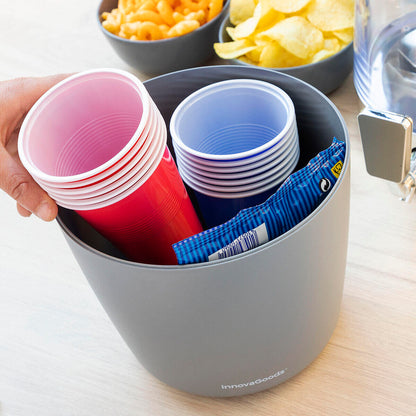 Dispensador de Bebidas Refrigerante 4L | Con 2 Depósitos de Hielo | Freer InnovaGoods