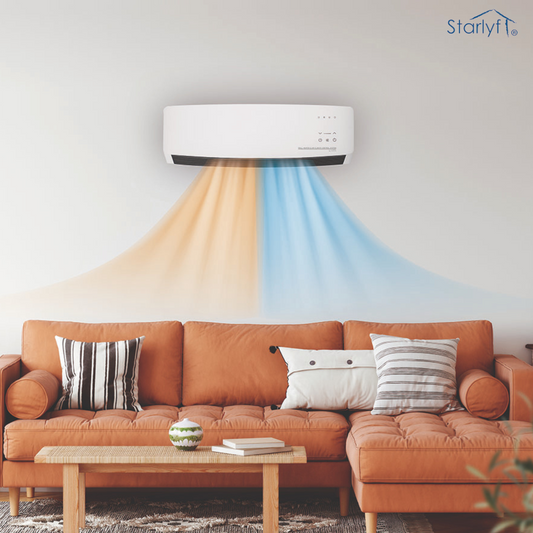 Calefactor y Ventilador de Pared 2 en 1 - Starlyf Climate Control 1600W