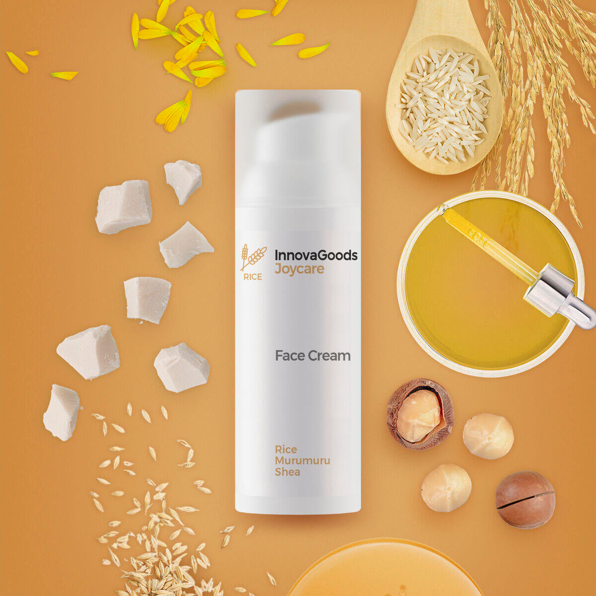 Crema Facial Hidratante Rice "Joycare" InnovaGoods 50 ml