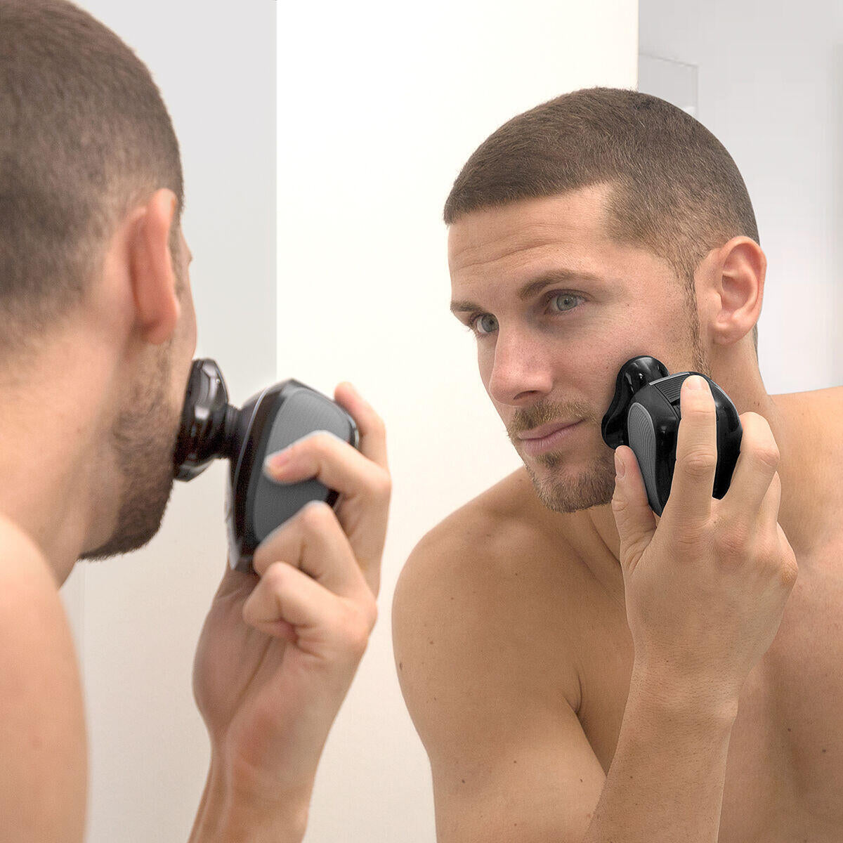 Máquina de Barbear Recarregável 5 em 1 Shavestyler InnovaGoods | IPX7 | 4 Cabeças | Húmido e Seco