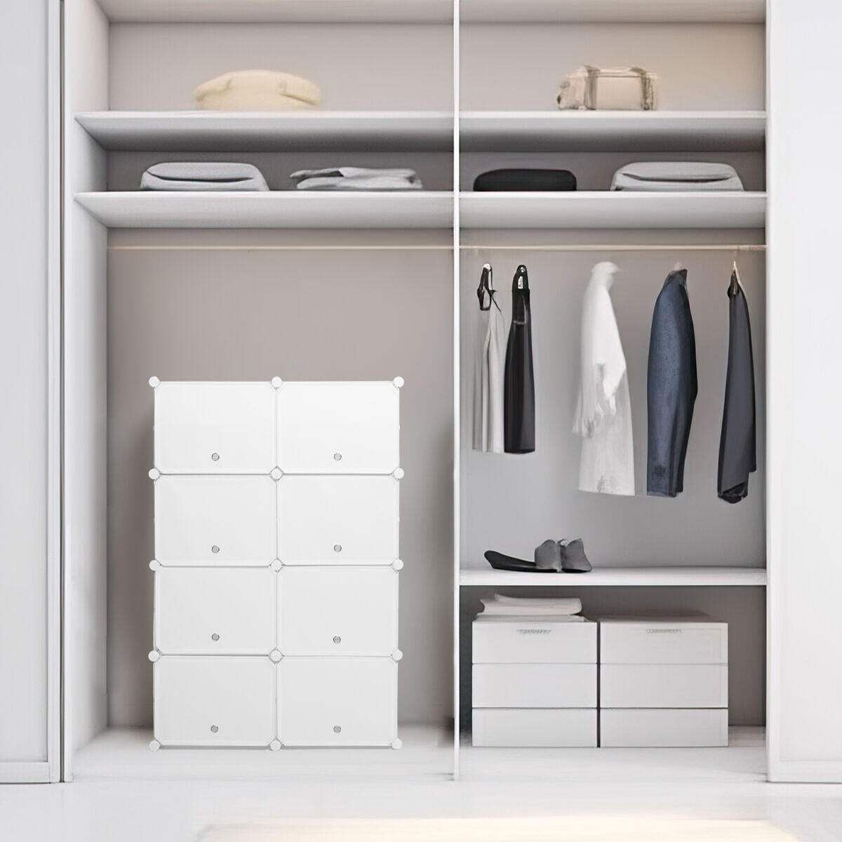 Sapateira Modular Portátil InnovaGoods | Cor Branca