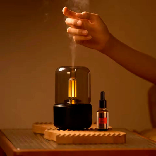 Humidificador Aromaterapia con Luz Ambiental - Difusor 3 en 1