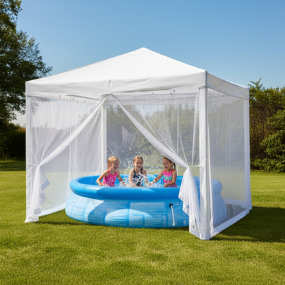 Gazebo con Mosquitera Starlyf | 3x3m | Protección 360º | Impermeable | Estructura Acero