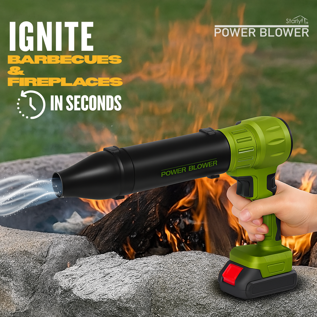 STARLYF Power Blower - Cordless Turbo Air Blower - 120 km/h - Rechargeable 