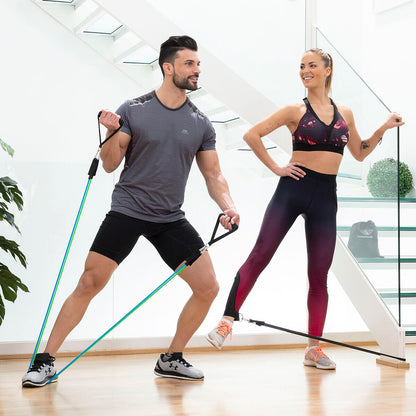 Conjunto de 3 Bandas de Resistência com Acessórios e Guia de Exercícios | InnovaGoods