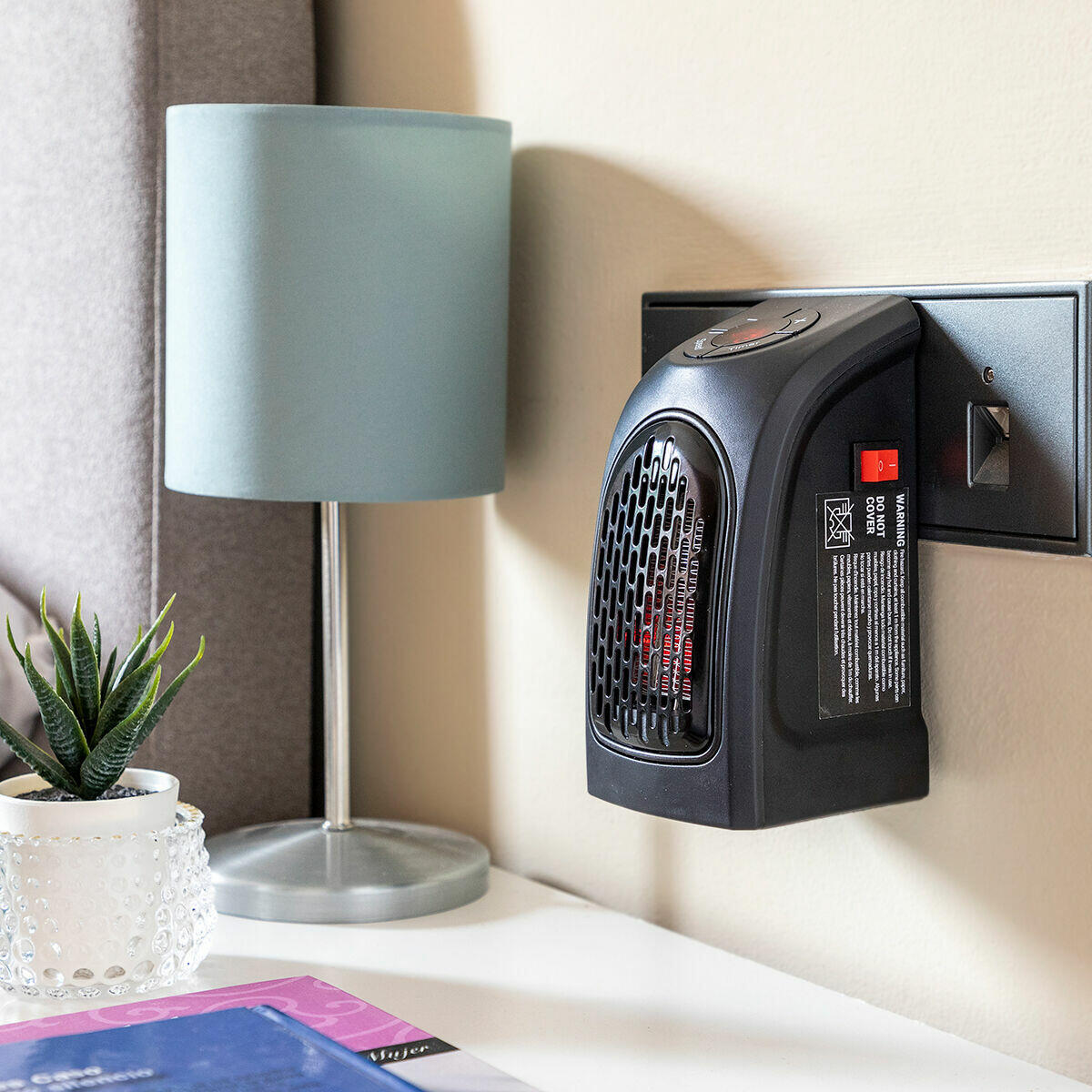 Mini Aquecedor de Tomada Portátil 400 W | Heatpod InnovaGoods