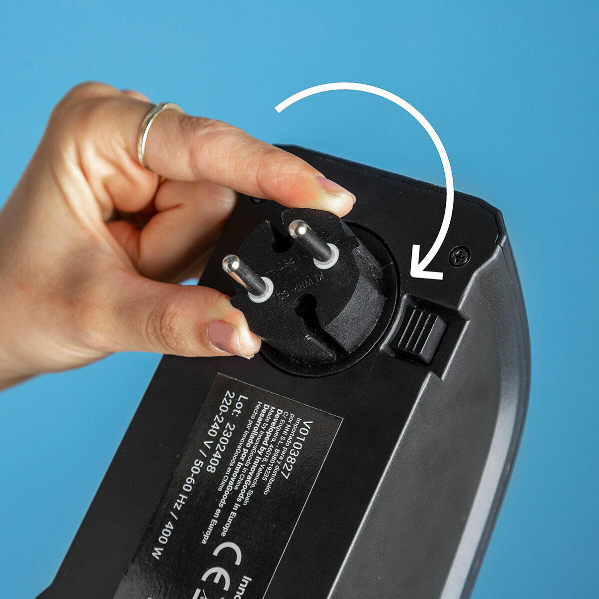 Mini Aquecedor de Tomada Portátil 400 W | Heatpod InnovaGoods