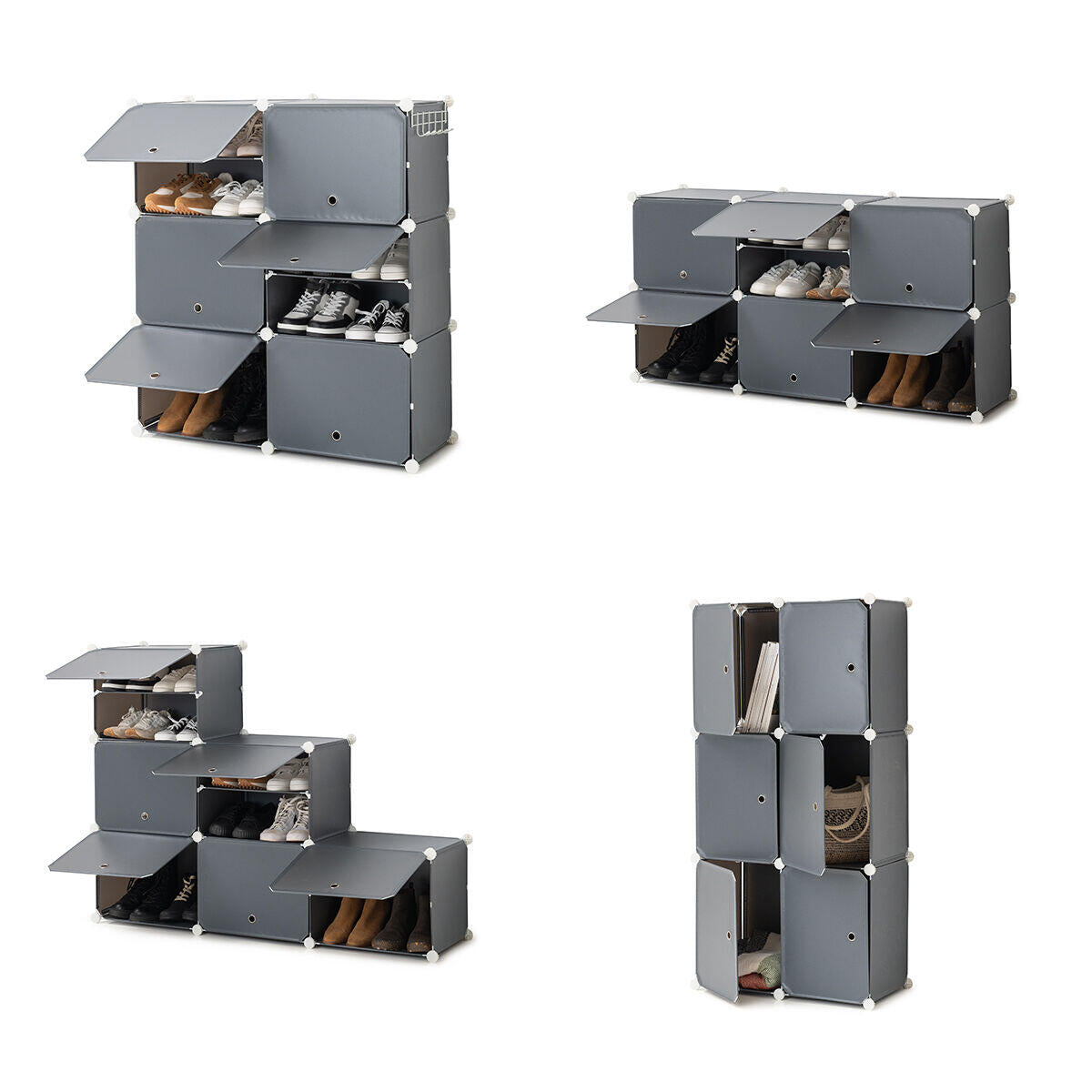 Sapateira Modular Portátil InnovaGoods | Cor Cinzenta