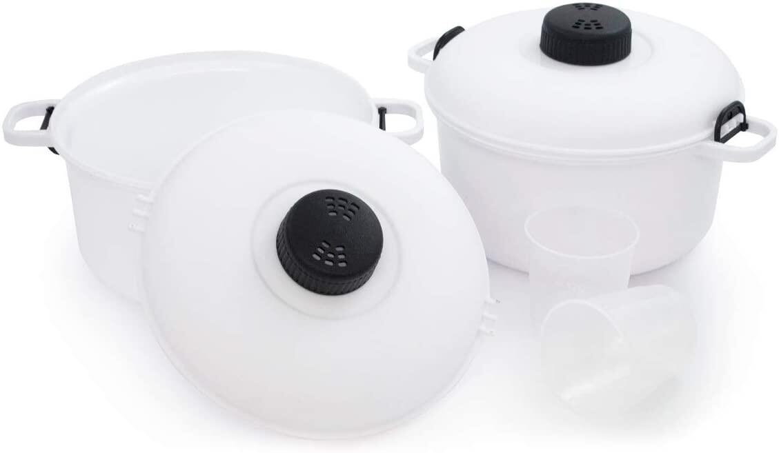 Panela de Pressão para Micro-ondas 2,8 Litros | Antiaderente | Cozedura Rápida e Saudável