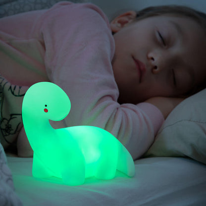 Lámpara Dinosaurio LED Multicolor Quitamiedos | Juguete Decorativo Infantil | InnovaGoods