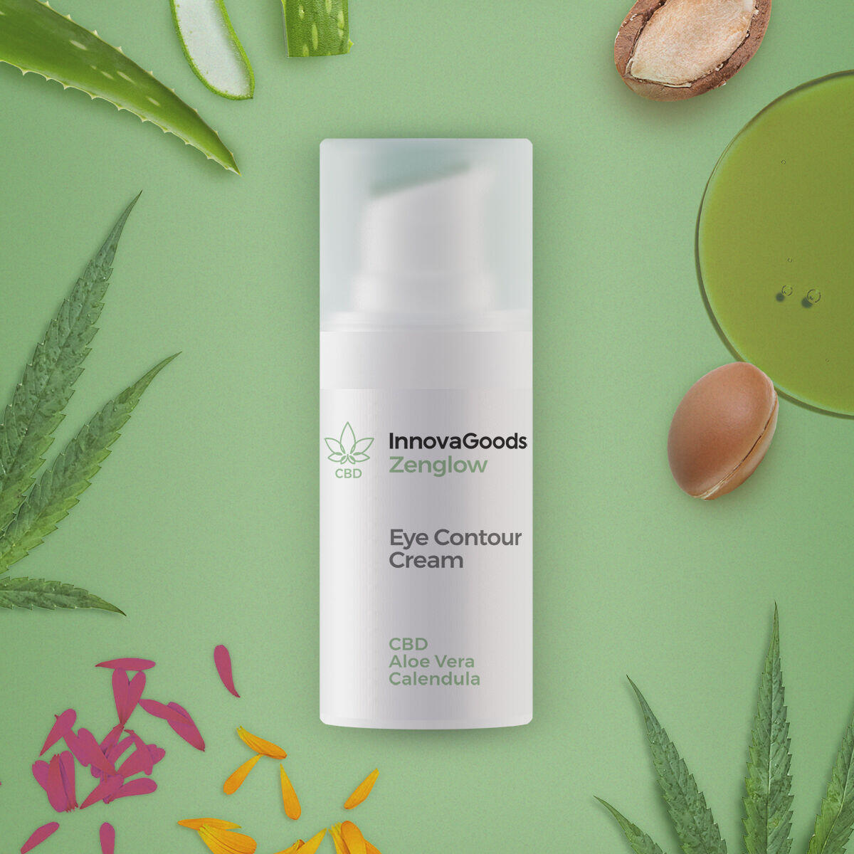 Contorno de Ojos CBD "Zenglow" InnovaGoods 15 ml