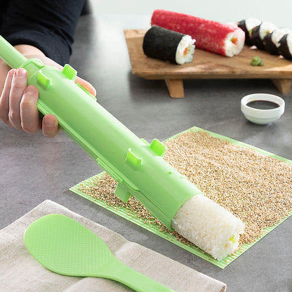 Set de Sushi Suzooka InnovaGoods 3 Piezas | Molde + Esterilla + Cuchara | Recetario