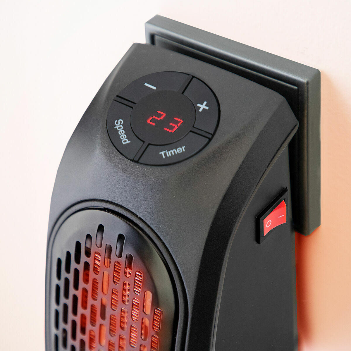 Mini Aquecedor de Tomada Portátil 400 W | Heatpod InnovaGoods
