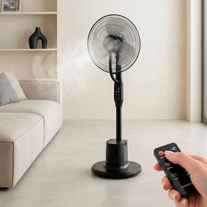 Ventilador de Pie Nebulizador con Mando a Distancia | 90W | 3L | Sprair InnovaGoods
