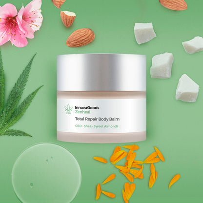 Bálsamo Reparador Corporal CBD "Zenheal" InnovaGoods 50 ml