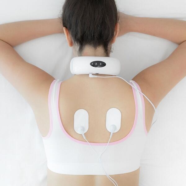 Masajeador de Cuello y Espalda Electromagnético | 16 Niveles | 6 Modos de Masaje | InnovaGoods