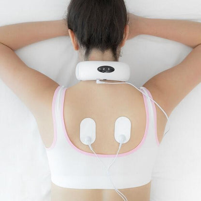 Masajeador de Cuello y Espalda Electromagnético | 16 Niveles | 6 Modos de Masaje | InnovaGoods