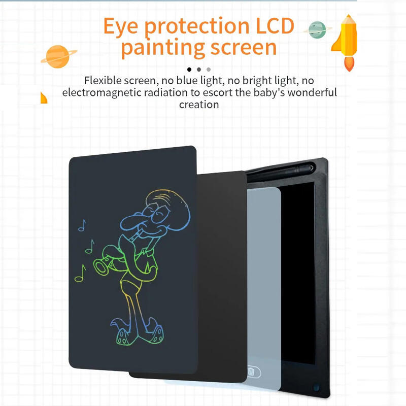 Tablet de Escrita LCD 12" para Crianças e Adultos - Reutilizável